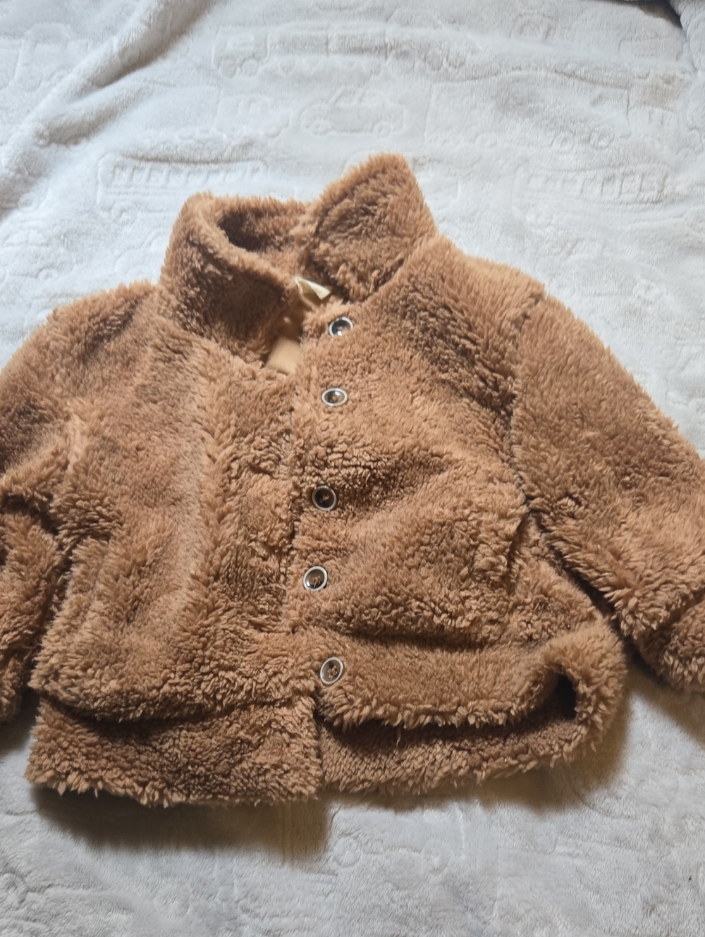 Jessica Simpson Kids Faux-Sherpa Puffer Jacket - Brown